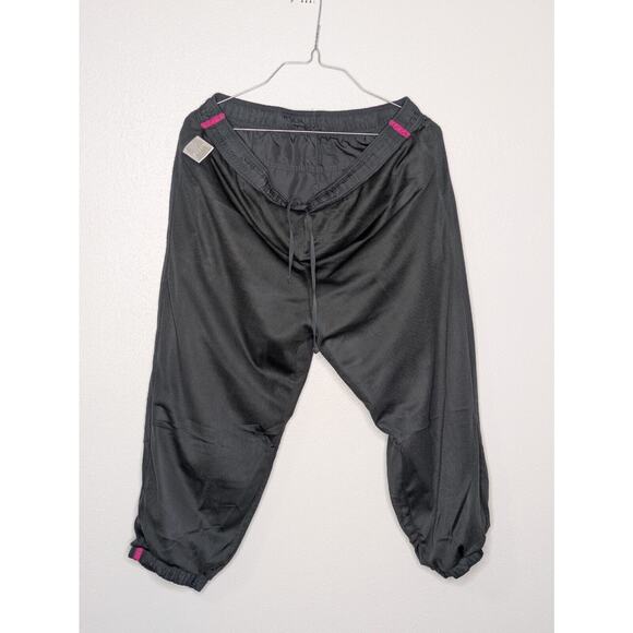 Danskin Now Women's Black with Neon Stripe Windbreaker Pants Size Medium - Picture 4 of 7